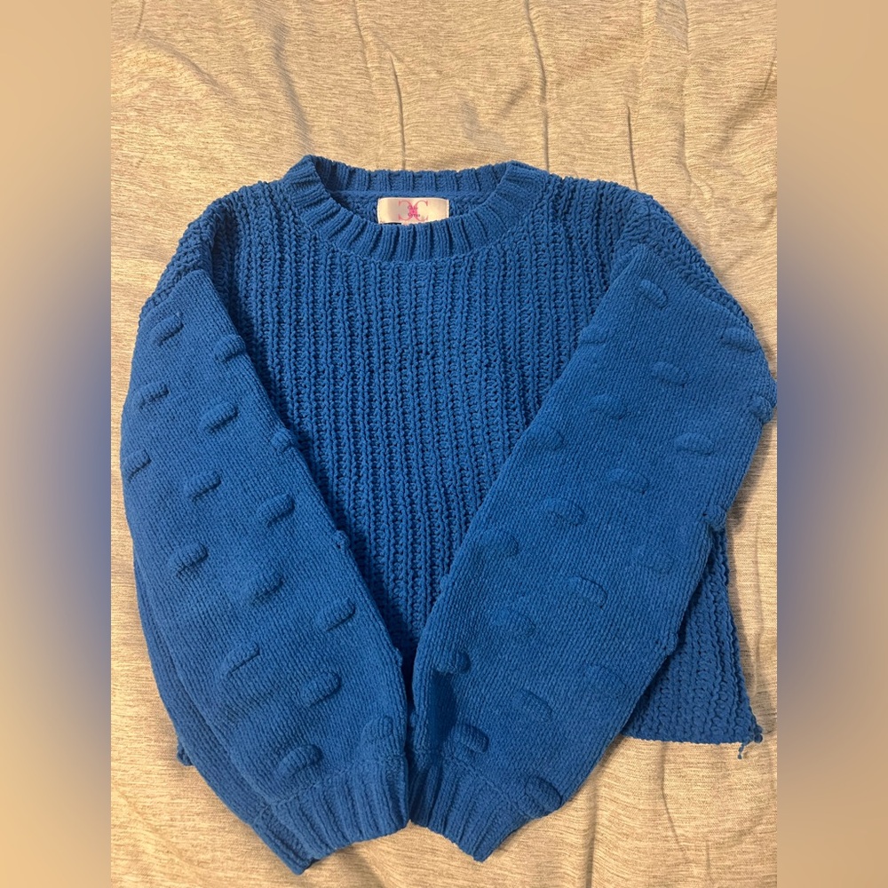 Super Soft Girls Blue Sweater